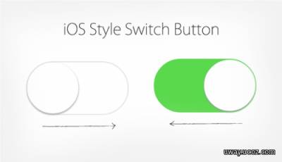 Создание кнопки переключения в стиле iOS с помощью CSS3 и Jquery